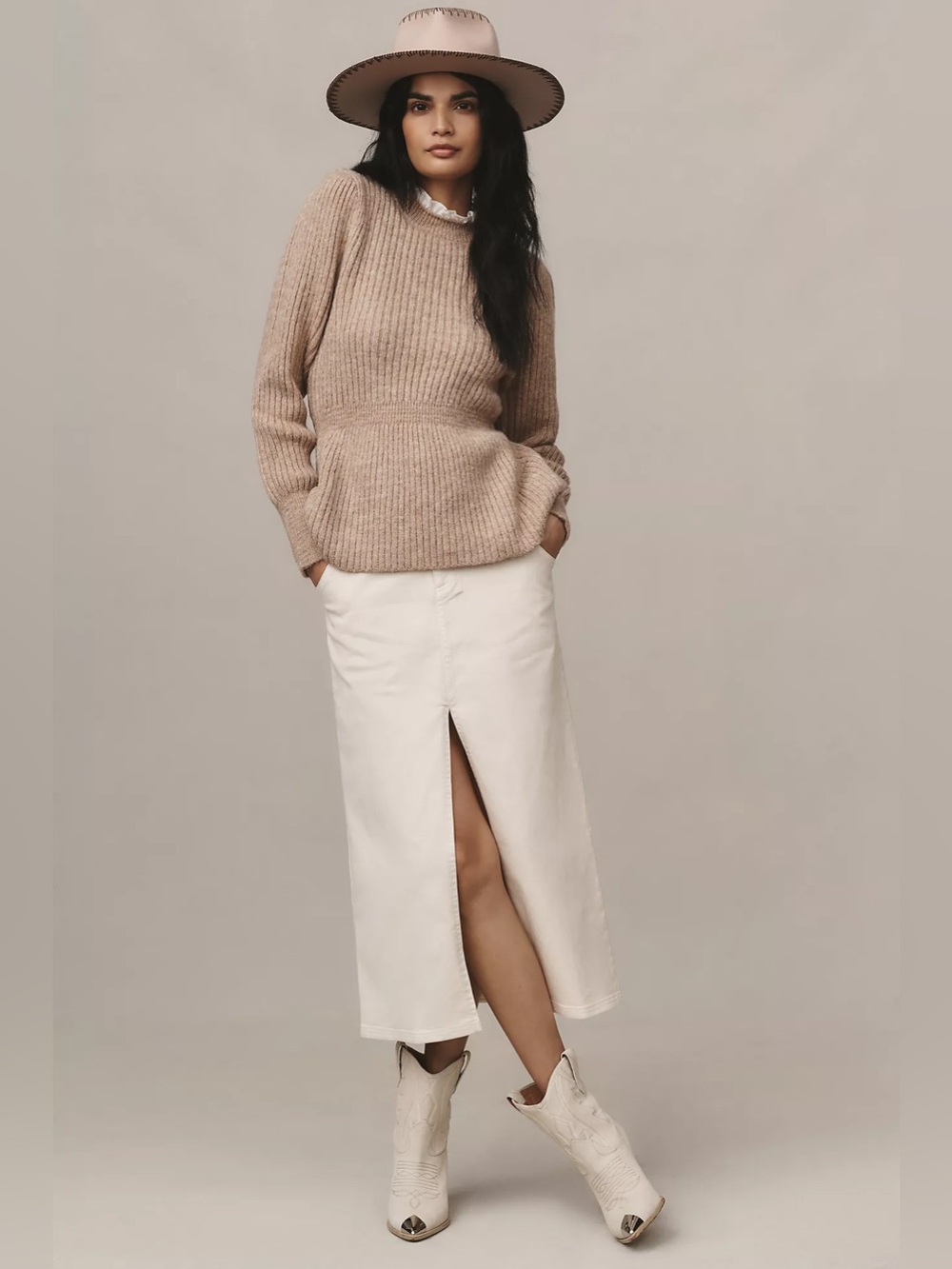 Anthropologie Lea & Viola Ruffle Sweater NWT
